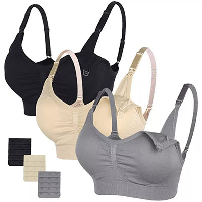 Maternity Bras Wirefree Nursing Bra Pregnancy Clothes Prevent Sagging Breastfeeding Women's Breathable lactancia Bra - Slobuy