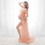 Maternity Clothing Photography Prop Pregnant Women Dress Chiffon Fluffy Large Studio Shooting Auxiliary Modeling Sexy Long Skirt - Slobuy