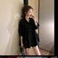 Maternity Summer Clothing Suits Solid Color Turn-Down Collar Shirts+Belly Shorts Twinset Loose Pregnant Woman Clothes Set Casual - Slobuy