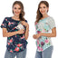 Maternity Tops Women's Comfy Short Sleeve Nursing Tunic Top for Breastfeeding T-Shirt Pregnant Pregnancy Womens Clothing Mom Tee - Slobuy
