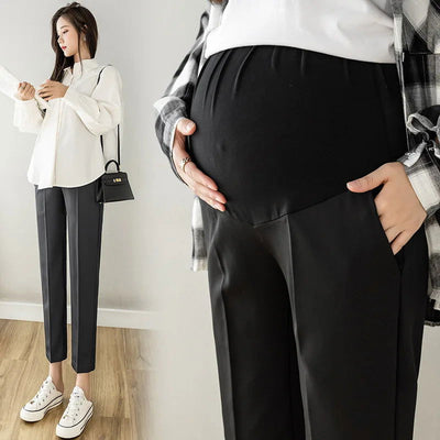 Maternity Work Pants Pregnancy  Extender  Office Wear Clothing Fashion  Trousers Adjuster Premama Clothes - Slobuy