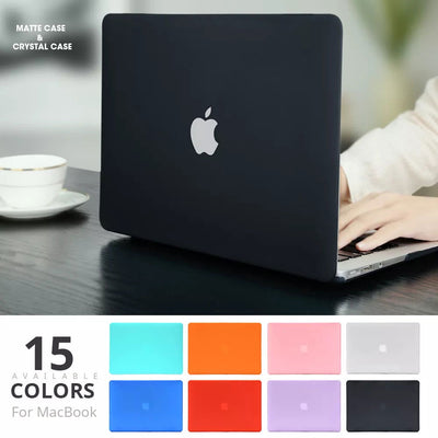 Matte Laptop Case For Apple Macbook Air Pro 13.3 Mac Book Retina 15 New Touch Bar 11 12 13 inch Laptop Cover Case 16 Bag Shell - Slobuy