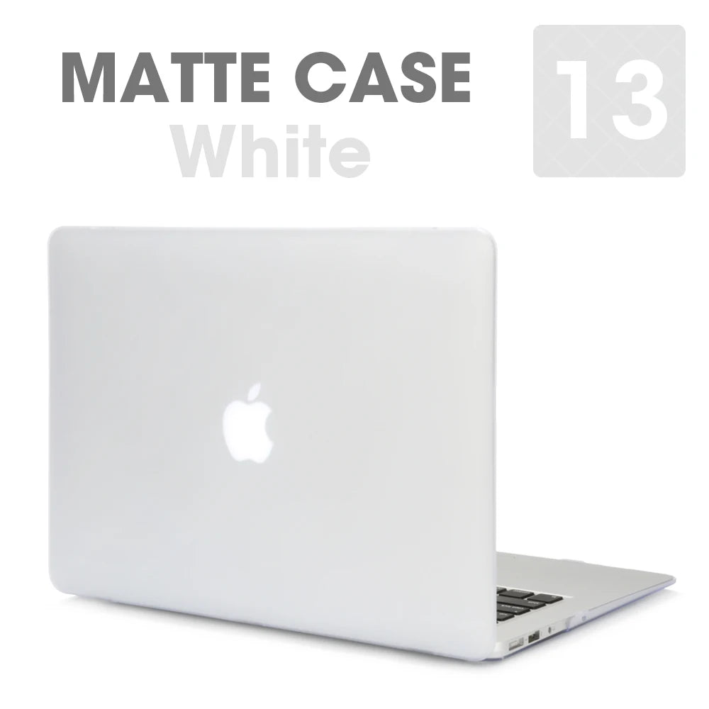 Matte Laptop Case For Apple Macbook Air Pro 13.3 Mac Book Retina 15 New Touch Bar 11 12 13 inch Laptop Cover Case 16 Bag Shell - Slobuy