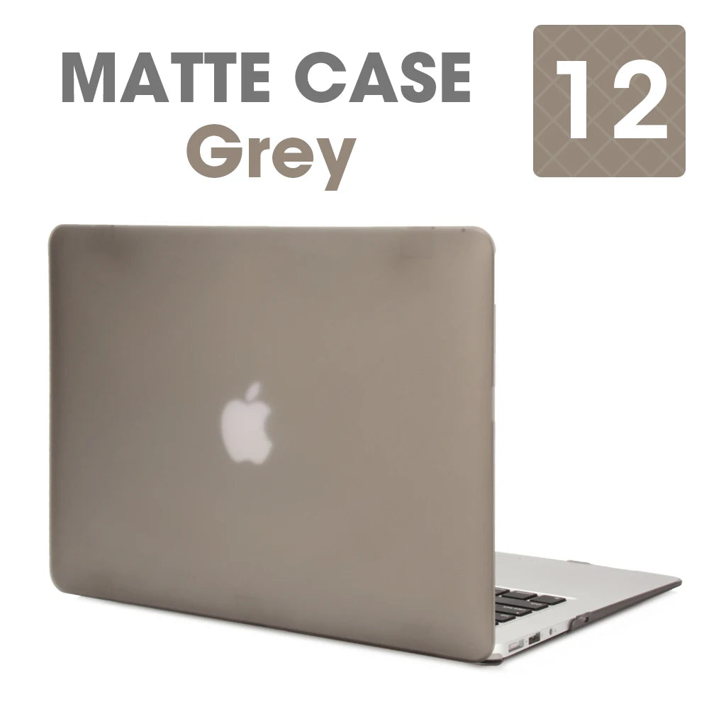 Matte Laptop Case For Apple Macbook Air Pro 13.3 Mac Book Retina 15 New Touch Bar 11 12 13 inch Laptop Cover Case 16 Bag Shell - Slobuy