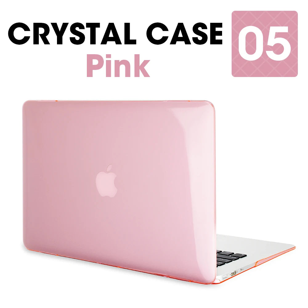 Matte Laptop Case For Apple Macbook Air Pro 13.3 Mac Book Retina 15 New Touch Bar 11 12 13 inch Laptop Cover Case 16 Bag Shell - Slobuy