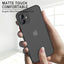 Matte Phone Case for IPhone 13 12 11 14 Pro Max Mini Luxury Soft Silicone Shockproof Case for IPhone X XS Max XR 15 7 8 Plus SE - Slobuy