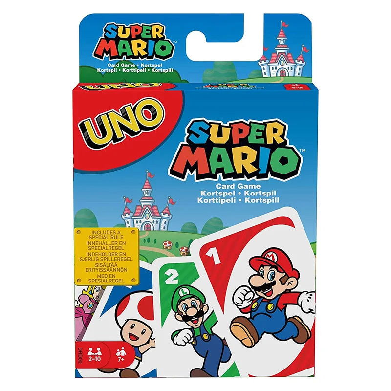 Mattel UNO Pokemon Sword & Shield Card Games Family Funny Entertainment Board Game Poker Kids Toys Playing Cards - Slobuy