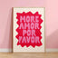Maximalist Eclectic Pink French Quotes Bisou Bisou Bonjour Bonne Nuit Wall Art Canvas Painting Posters Living Room Home Decor - Slobuy