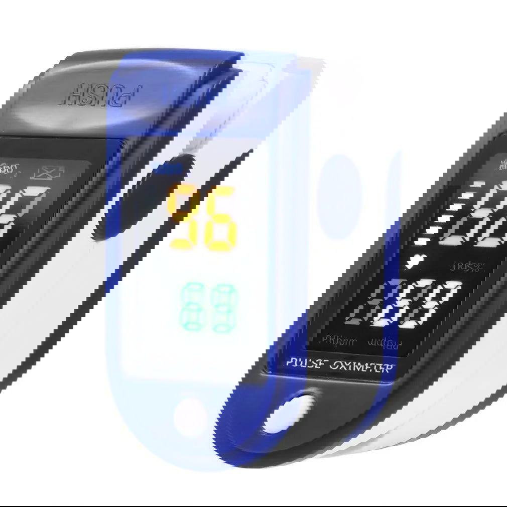 Medical Finger Oximeter Fingertip Pulse Oximeter Equipment SPO2 PR Heart Rate Monitor Blood Oxygen Saturation Health Care Meter - Slobuy