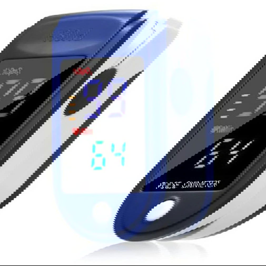 Medical Finger Oximeter Fingertip Pulse Oximeter Equipment SPO2 PR Heart Rate Monitor Blood Oxygen Saturation Health Care Meter - Slobuy