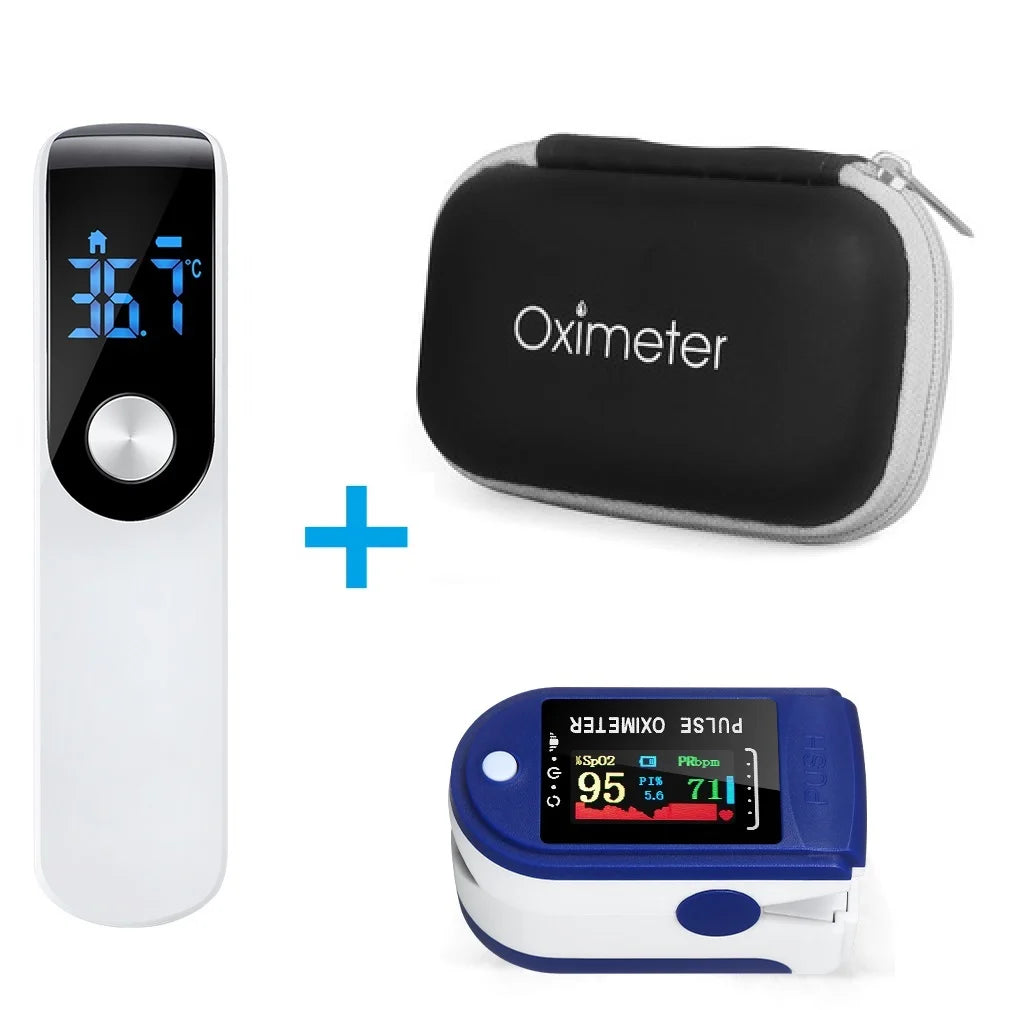 Medical Finger Oximeter Fingertip Pulse Oximeter Equipment SPO2 PR Heart Rate Monitor Blood Oxygen Saturation Health Care Meter - Slobuy