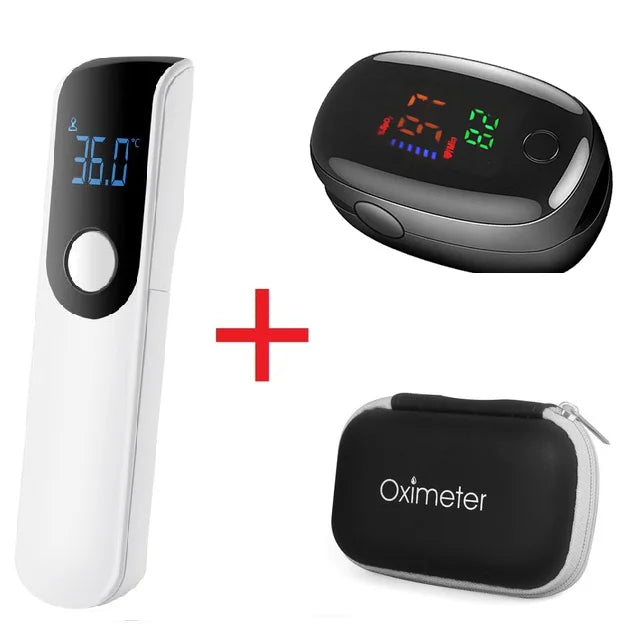 Medical Finger Oximeter Fingertip Pulse Oximeter Equipment SPO2 PR Heart Rate Monitor Blood Oxygen Saturation Health Care Meter - Slobuy
