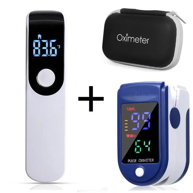 Medical Finger Oximeter Fingertip Pulse Oximeter Equipment SPO2 PR Heart Rate Monitor Blood Oxygen Saturation Health Care Meter - Slobuy