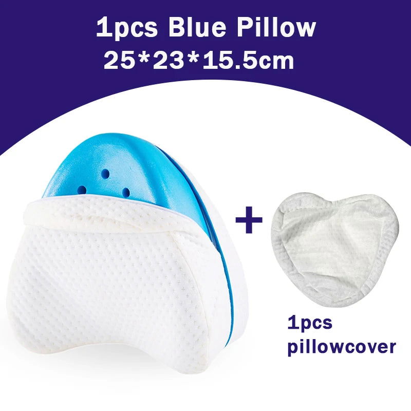 Memory Cotton Leg Pillow Sleeping Orthopedic Sciatica Back Hip Body Joint Pain Relief Thigh Leg Pad Cushion Home Memory Foam - Slobuy