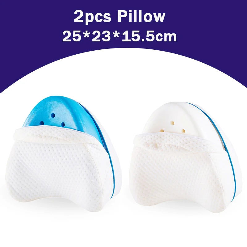 Memory Cotton Leg Pillow Sleeping Orthopedic Sciatica Back Hip Body Joint Pain Relief Thigh Leg Pad Cushion Home Memory Foam - Slobuy