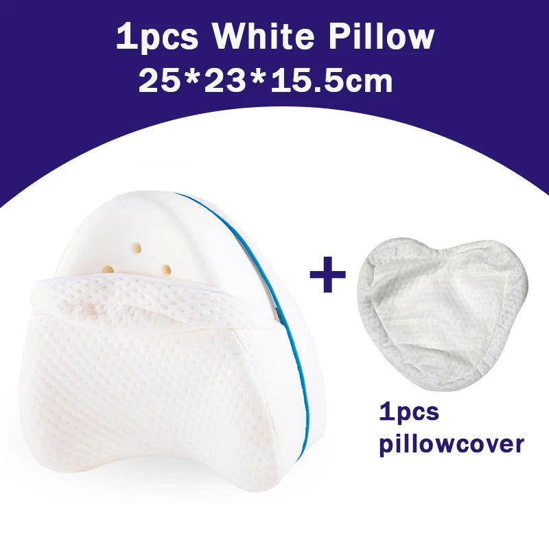 Memory Cotton Leg Pillow Sleeping Orthopedic Sciatica Back Hip Body Joint Pain Relief Thigh Leg Pad Cushion Home Memory Foam - Slobuy