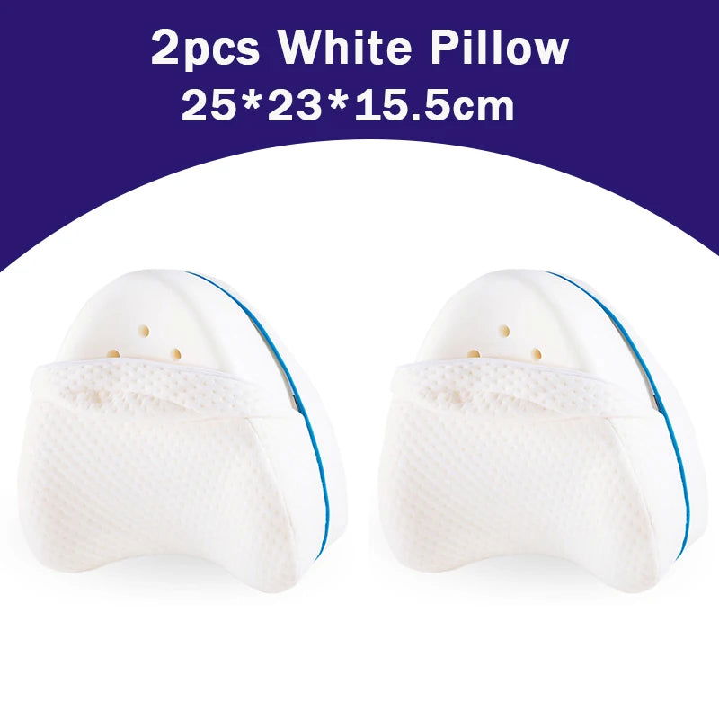 Memory Cotton Leg Pillow Sleeping Orthopedic Sciatica Back Hip Body Joint Pain Relief Thigh Leg Pad Cushion Home Memory Foam - Slobuy