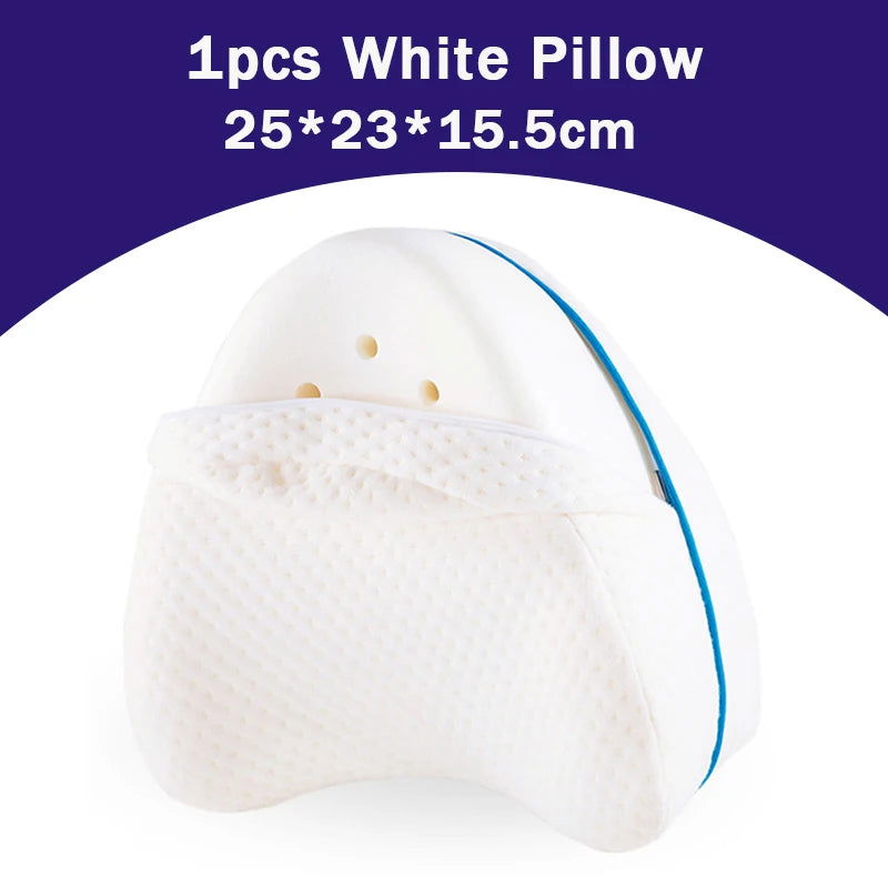 Memory Cotton Leg Pillow Sleeping Orthopedic Sciatica Back Hip Body Joint Pain Relief Thigh Leg Pad Cushion Home Memory Foam - Slobuy