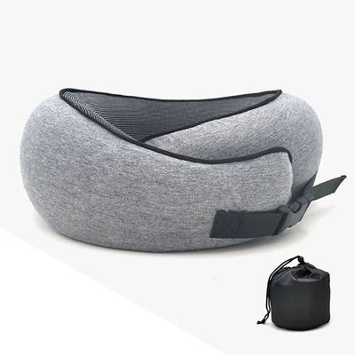 Memory Foam Neck Pillow Cervical Vertebra Travel Portable Noon Break Aircraft U Type Of Pillow Sleep Camping Pillow Carry Bag - Slobuy