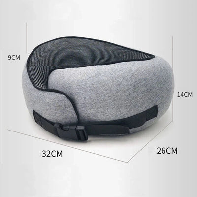 Memory Foam Neck Pillow Cervical Vertebra Travel Portable Noon Break Aircraft U Type Of Pillow Sleep Camping Pillow Carry Bag - Slobuy