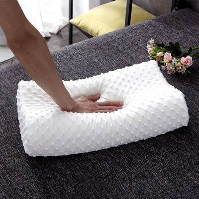 Memory Foam Pillow for Sleeping Adjustable Side Sleeper Pillow for Neck Shoulder Pain Relief Orthopedic Contour Pillow JAF028 - Slobuy