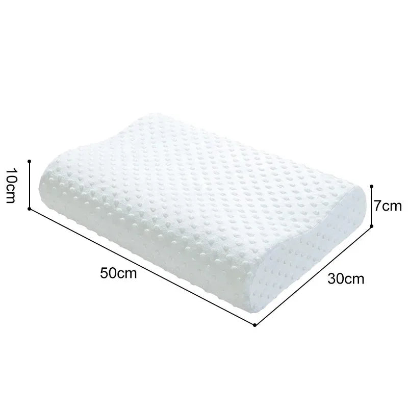 Memory Foam Pillow for Sleeping Adjustable Side Sleeper Pillow for Neck Shoulder Pain Relief Orthopedic Contour Pillow JAF028 - Slobuy