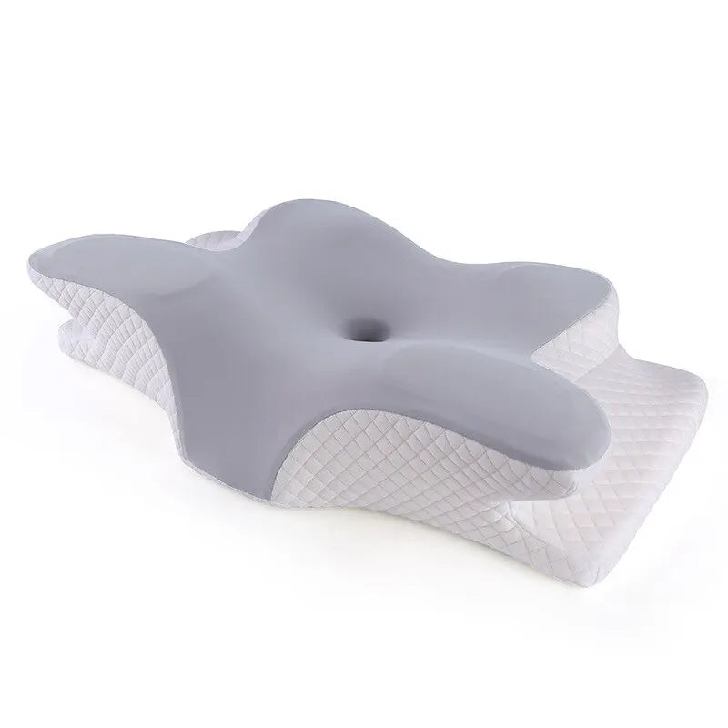 Memory Foam Pillows Butterfly Shaped Relaxing Cervical Slow Rebound Neck Pillow Pain Relief Sleeping Orthopedic Pillow Beding - Slobuy