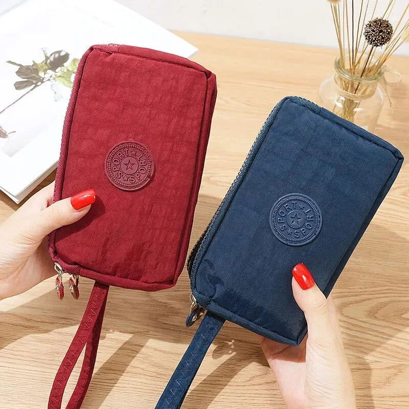 Men And Women Wallets New Korean Large Capacity Portable Oxford Cloth Coin Wallet Waterproof Portable - Slobuy