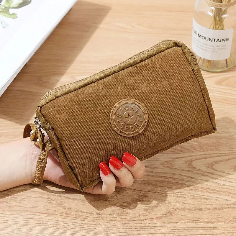 Men And Women Wallets New Korean Large Capacity Portable Oxford Cloth Coin Wallet Waterproof Portable - Slobuy