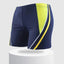 Men Elastic Swimming Trunk Swimwear Striped Beach Swim Sport Short Briefs Surfing Summer Swimsuit Boxer Shorts Bathing Suit - Slobuy