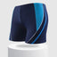 Men Elastic Swimming Trunk Swimwear Striped Beach Swim Sport Short Briefs Surfing Summer Swimsuit Boxer Shorts Bathing Suit - Slobuy