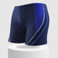 Men Elastic Swimming Trunk Swimwear Striped Beach Swim Sport Short Briefs Surfing Summer Swimsuit Boxer Shorts Bathing Suit - Slobuy
