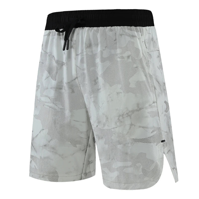 Men Fitness Shorts Quick Dry Sport Shirts Casual Beach Brand Short Camouflage Workout Running Shorts Breathable Gym Shorts - Slobuy