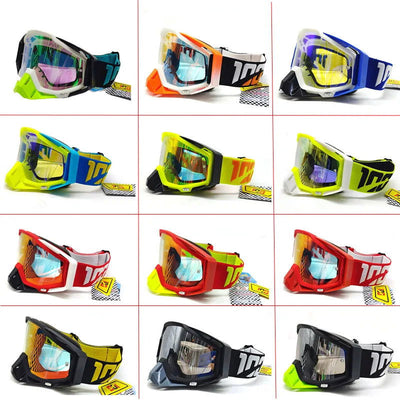 Men Motocross Goggles HD Lens Motorcycle Anti-fog Eyeglasses Riding Glasses Women Moto MX MTB Sunglasses Dirt Bike Accessories - Slobuy