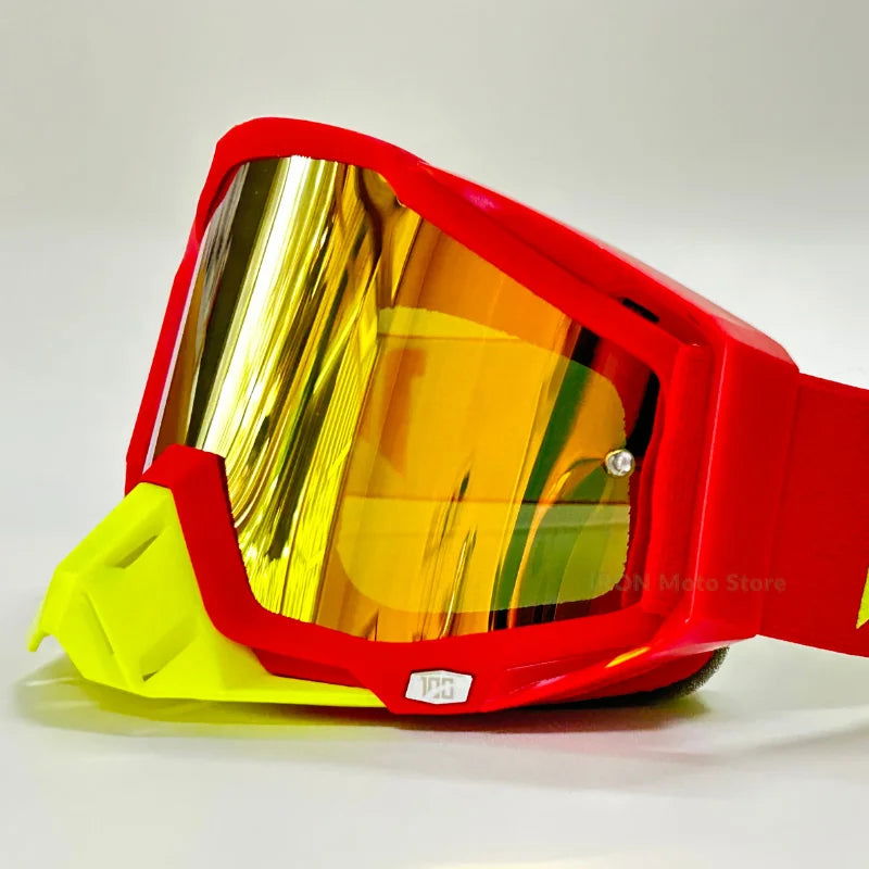 Men Motocross Goggles HD Lens Motorcycle Anti-fog Eyeglasses Riding Glasses Women Moto MX MTB Sunglasses Dirt Bike Accessories - Slobuy