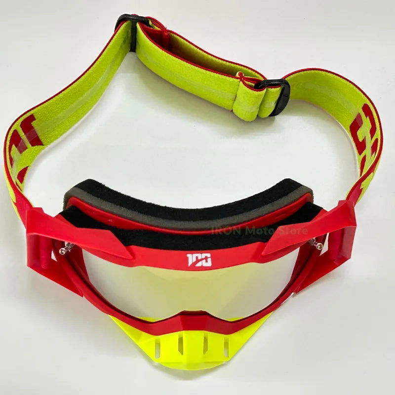 Men Motocross Goggles HD Lens Motorcycle Anti-fog Eyeglasses Riding Glasses Women Moto MX MTB Sunglasses Dirt Bike Accessories - Slobuy