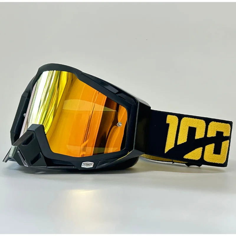 Men Motocross Goggles HD Lens Motorcycle Anti-fog Eyeglasses Riding Glasses Women Moto MX MTB Sunglasses Dirt Bike Accessories - Slobuy