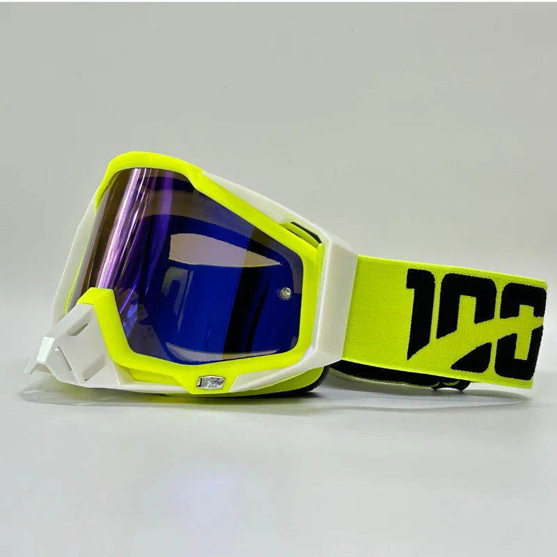 Men Motocross Goggles HD Lens Motorcycle Anti-fog Eyeglasses Riding Glasses Women Moto MX MTB Sunglasses Dirt Bike Accessories - Slobuy