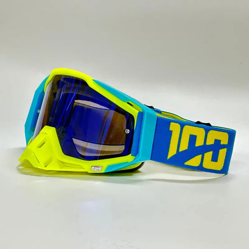 Men Motocross Goggles HD Lens Motorcycle Anti-fog Eyeglasses Riding Glasses Women Moto MX MTB Sunglasses Dirt Bike Accessories - Slobuy