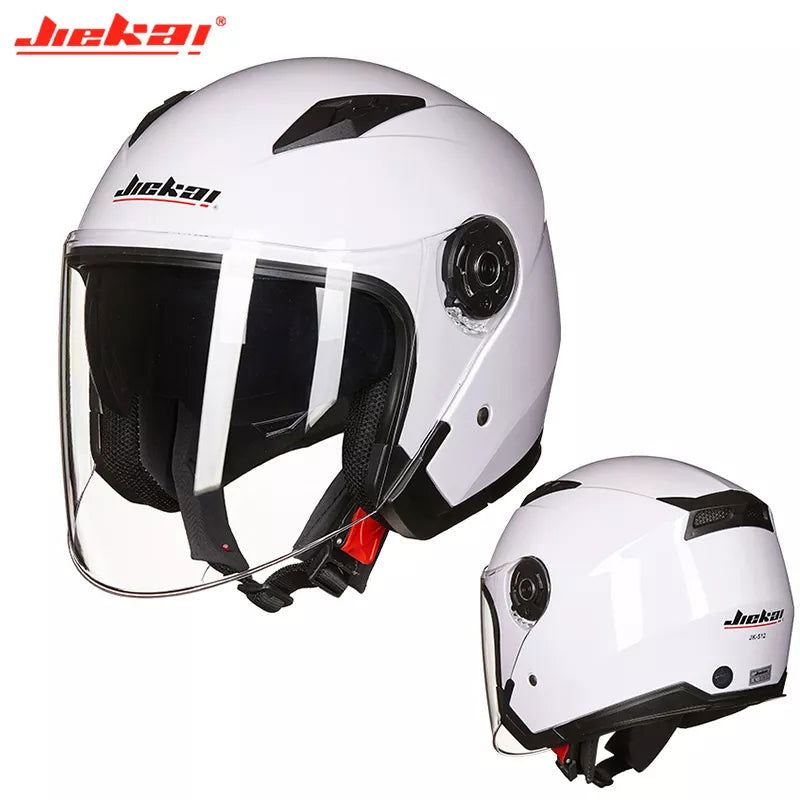 Men Motorcycle half Helmets Dual Lens Scooter Moto Helmet Casco vespa village Riding capacete de moto motocross Helmets - Slobuy
