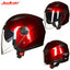 Men Motorcycle half Helmets Dual Lens Scooter Moto Helmet Casco vespa village Riding capacete de moto motocross Helmets - Slobuy