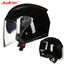 Men Motorcycle half Helmets Dual Lens Scooter Moto Helmet Casco vespa village Riding capacete de moto motocross Helmets - Slobuy