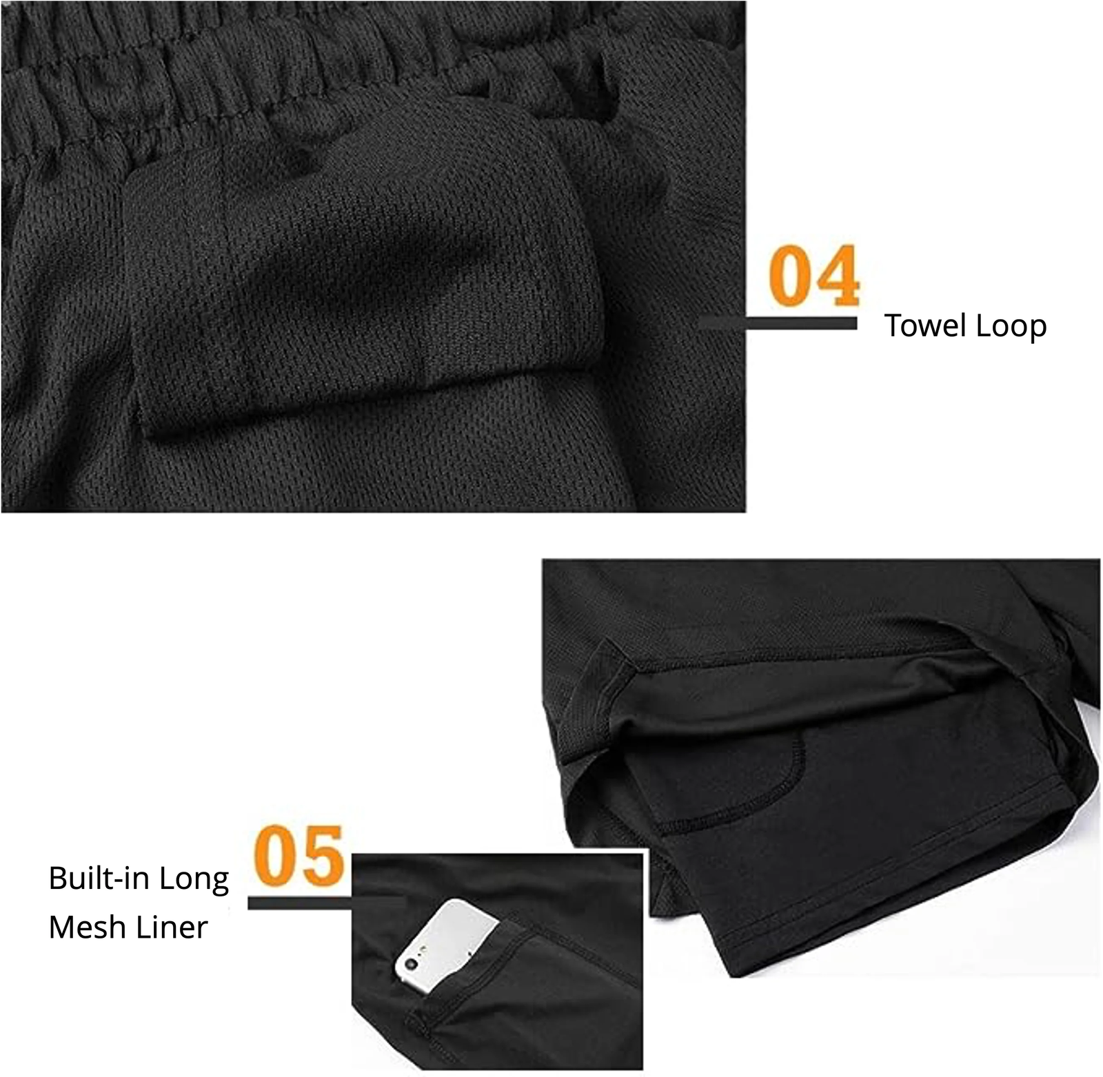 Men Running Shorts 2 Pcs Sportswear 2 In 1 Double Deck Quick Dry Gym Sportswear Fitness Workout Hot Pants Male Training Shorts - Slobuy