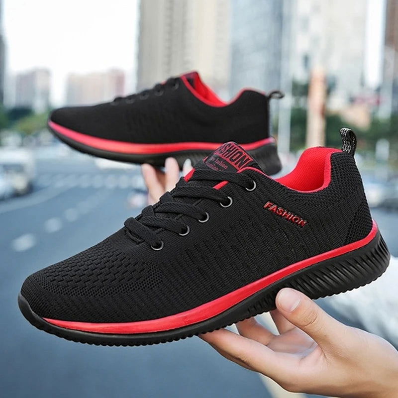 Men Running Walking Knit Shoes Fashion Casual Sneakers Breathable Sport Athletic Gym Lightweight Men Sneakers Casual Shoes - Slobuy