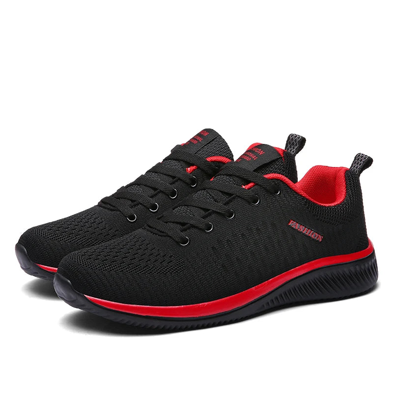 Men Running Walking Knit Shoes Fashion Casual Sneakers Breathable Sport Athletic Lightweight Men Sneakers Casual Shoes - Slobuy