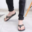Men Slippers Outside Beach Flat Flip-flop 2023 Summer Casual Slippers Indoor Home Male Anti-slip Shoes Thong Sandals Black - Slobuy