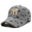 Men Summer Fashion Embroidery Letter Baseball Cap Hip Hop Snapback Hat Outdoor Fishing Sports Sun Protection Sun Shade Hat - Slobuy