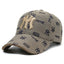 Men Summer Fashion Embroidery Letter Baseball Cap Hip Hop Snapback Hat Outdoor Fishing Sports Sun Protection Sun Shade Hat - Slobuy
