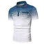 Men Summer Fashion Slim Fit Short Sleeve Lapel Polo Shirt , Men Casual Sport Fake Pocket Golf Polo Shirt . - Slobuy