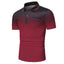 Men Summer Fashion Slim Fit Short Sleeve Lapel Polo Shirt , Men Casual Sport Fake Pocket Golf Polo Shirt . - Slobuy